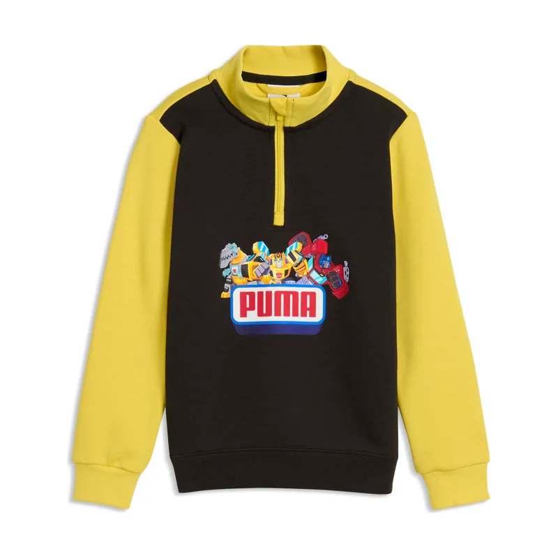 Sudadera x TRANSFORMERS con estampado y cuello con cremallera para niños 637628