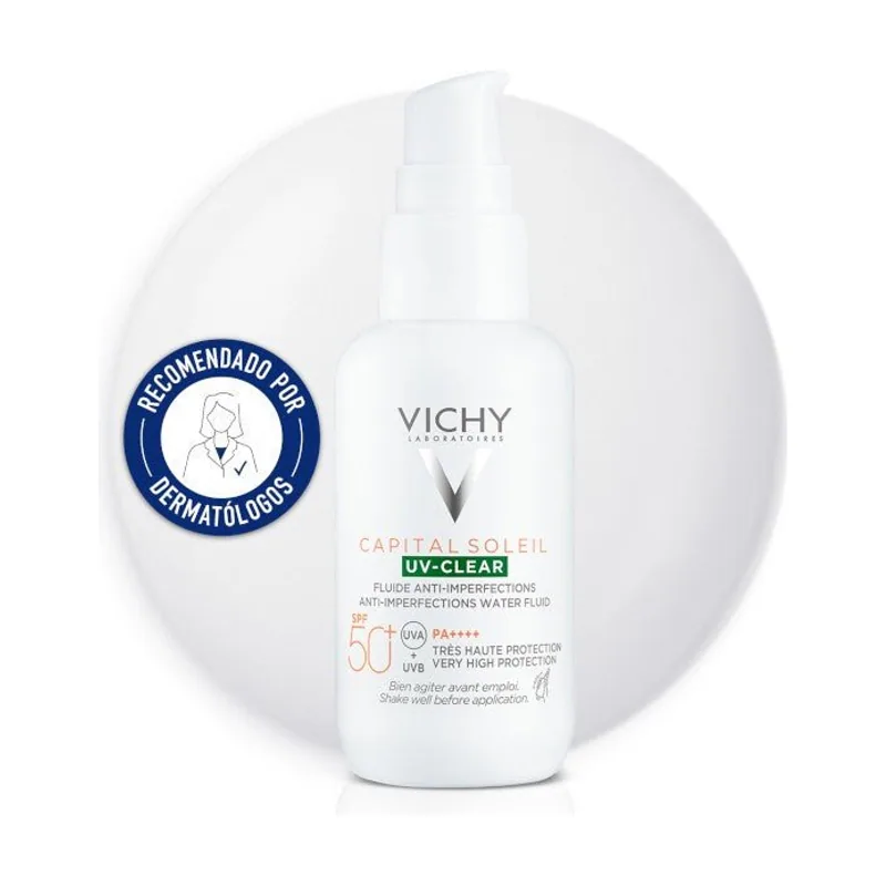 Vichy Capital Soleil UV Clear Fluido Anti-imperfecciones SPF50