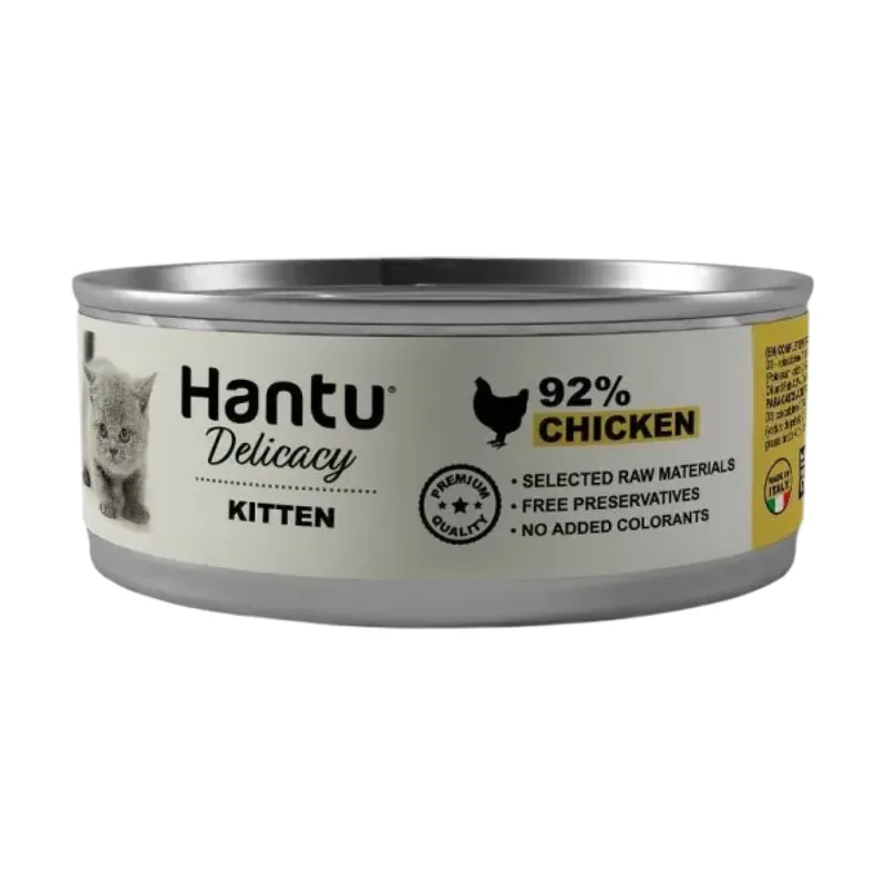 Comida Húmeda Natural para Gatitos de Pollo 12x85 gr