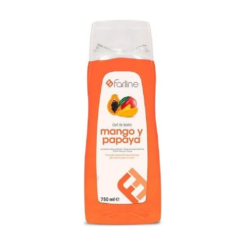 Farline Gel de Baño Mango y Papaya 750ml
