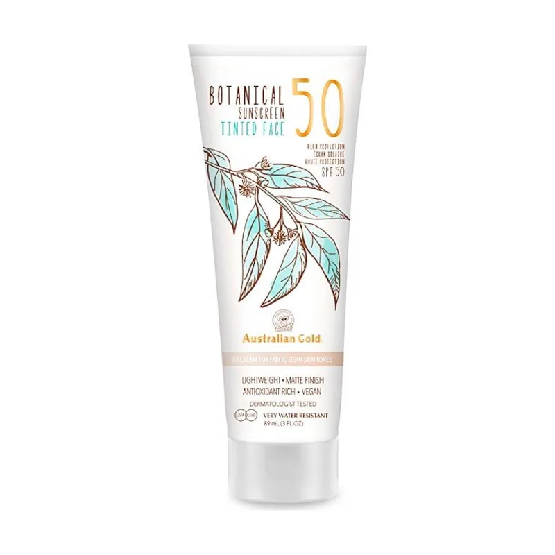 Australian Gold Botanical Spf50 Tinted Face Fair-Light