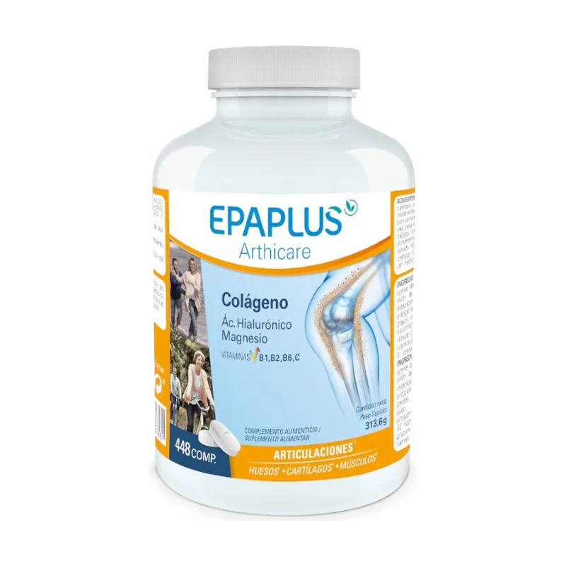 EpaPlus Arthicare Colágeno + Ácido Hialurónico + Magnesio 448 Comprimidos