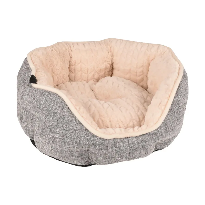Flamingo Zupo Octógono Gris cama cuna para perros y gatos