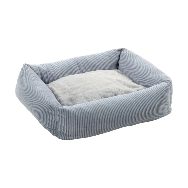 Flamingo Colette Rectángulo Azul cama cuna para perros