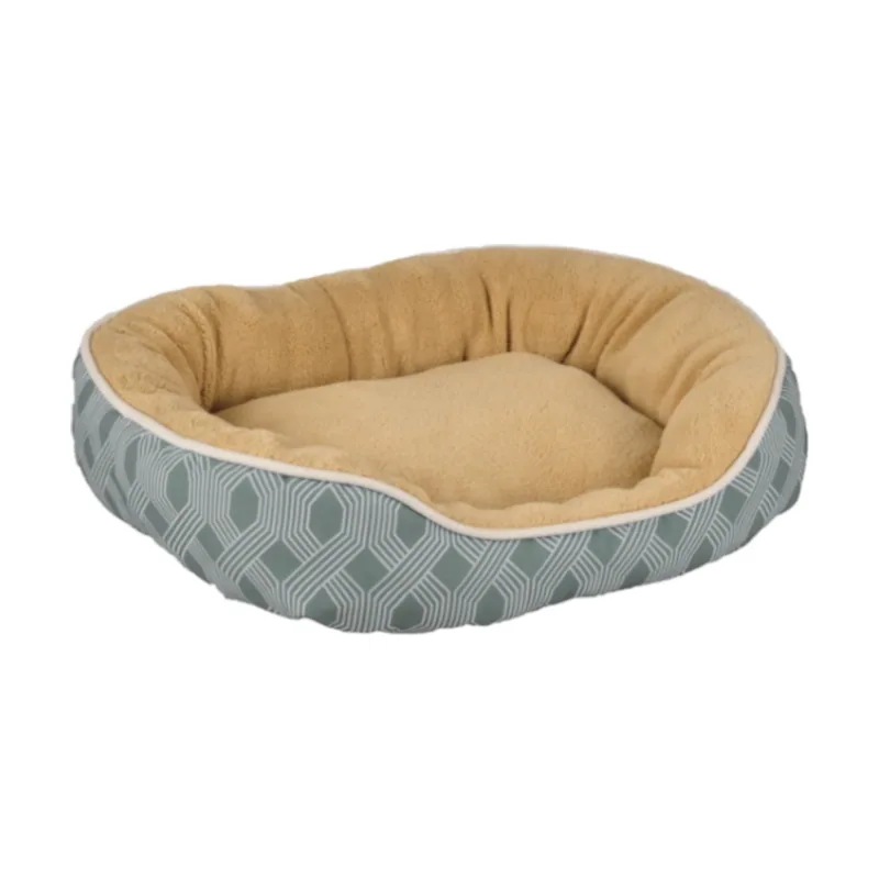 Flamingo Corvara Rectángulo Azul cama cuna para perros
