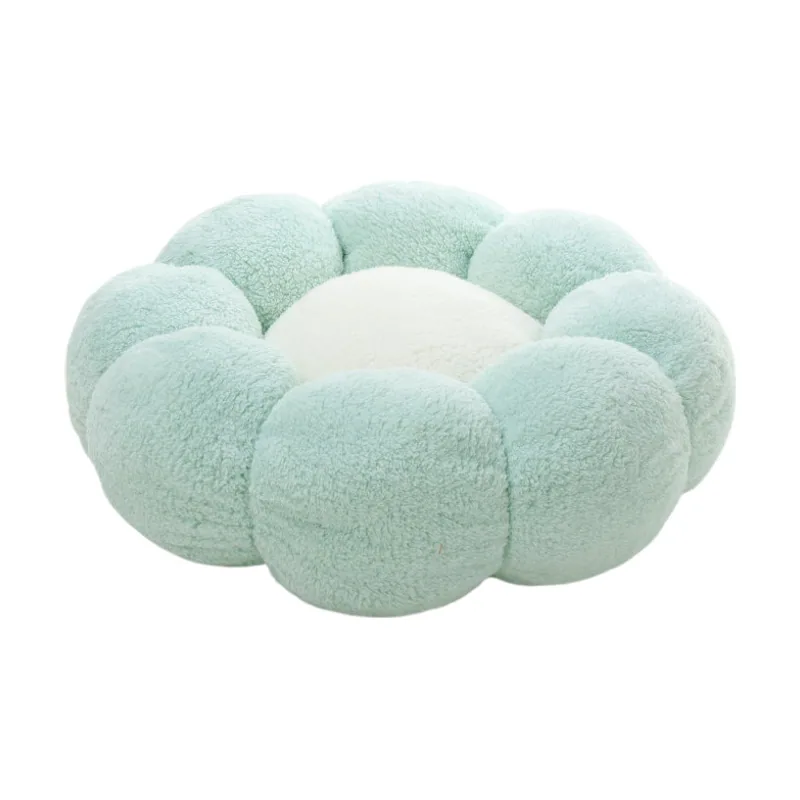Leeby Sofá Flower Bed Swirl Azul para perros