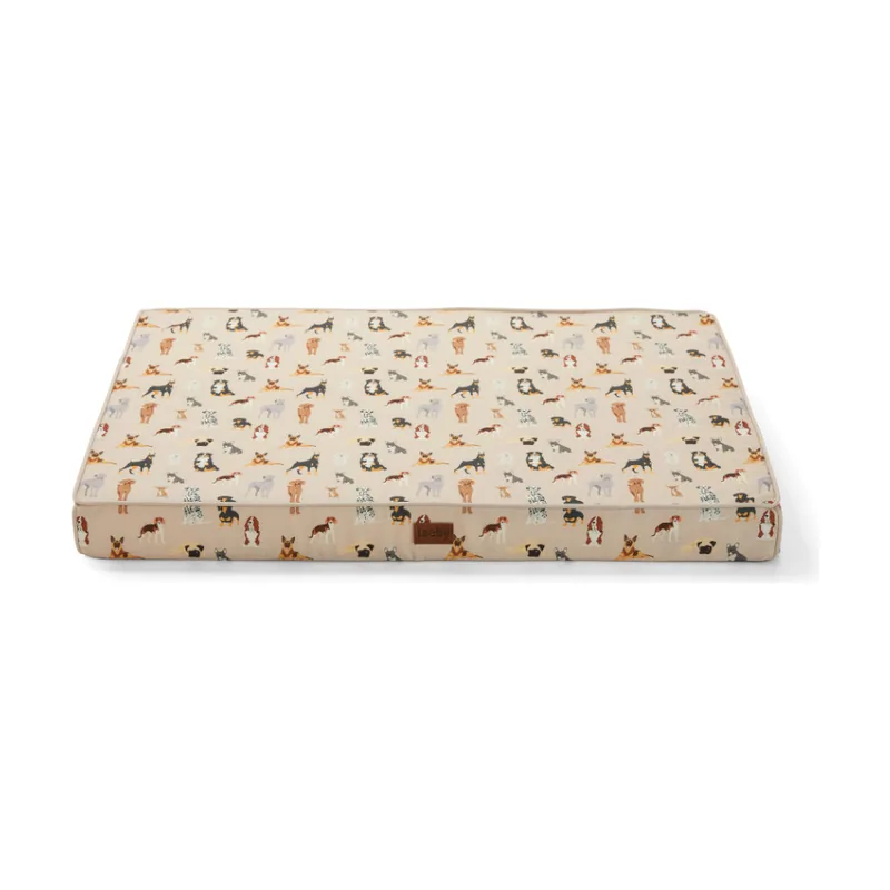 Leeby colchón viscoelástico estampado perros para perros