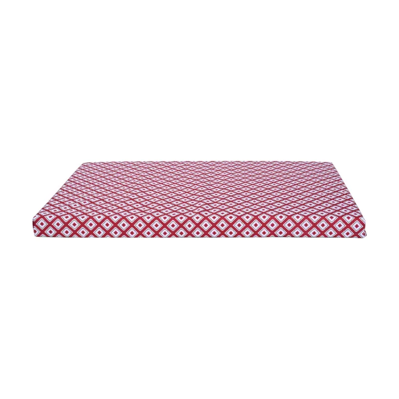 Leeby colchón impermeable rojo para perros