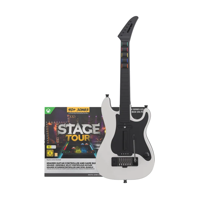 RedOctane Games Stage Tour Game + Kramer Guitar Controller Bundle