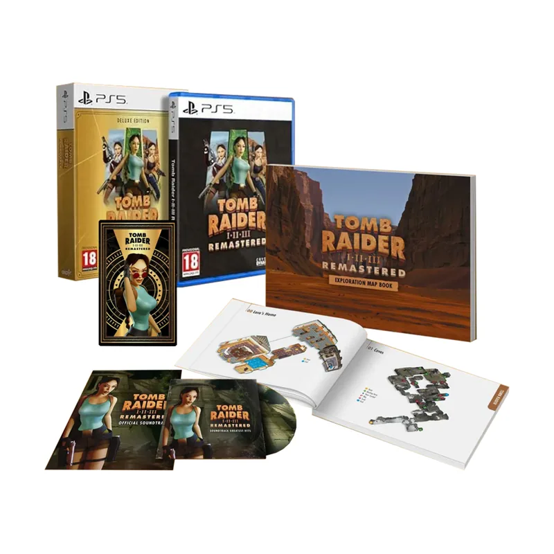 Crystal Dynamics Tomb Raider I-III Remastered Starring Lara Croft Edición Deluxe