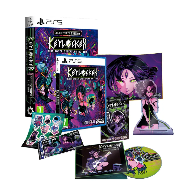 Tesura Games Keylocker Turn Based Cyberpunk Action Edición Coleccionista