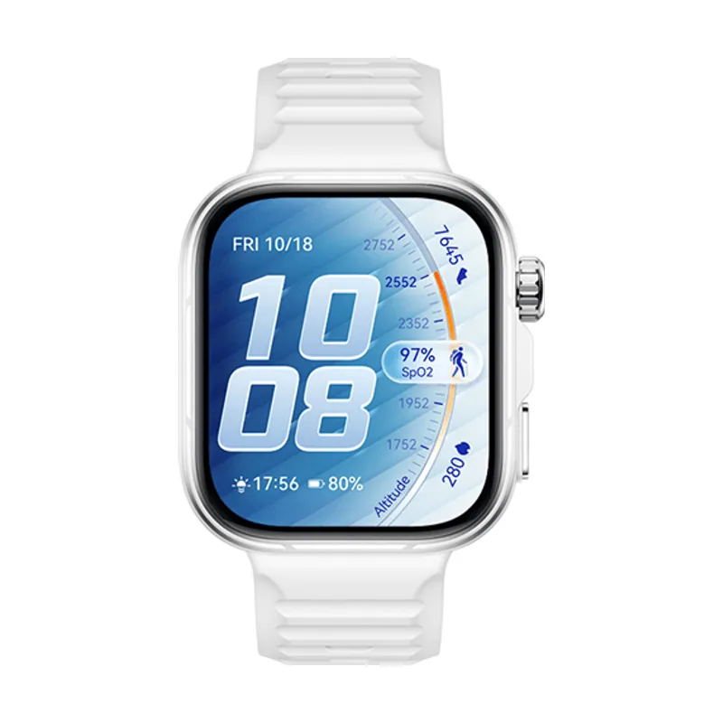 Huawei WATCH FIT 5 Pro Blanco Fluoroelastómero/Pantalla FullView/Cristal de Zafiro/Mini-Workout