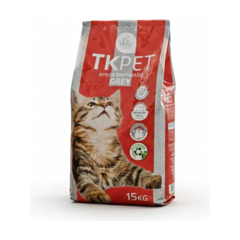 TK-Pet 15 kg Arena Aglomerante Grey de Bentonita para gatos