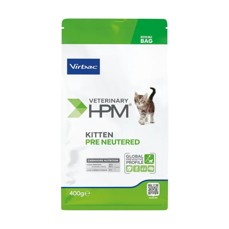 Virbac HPM Veterinary Pre Esterilizado Pienso Cerdo para gatitos