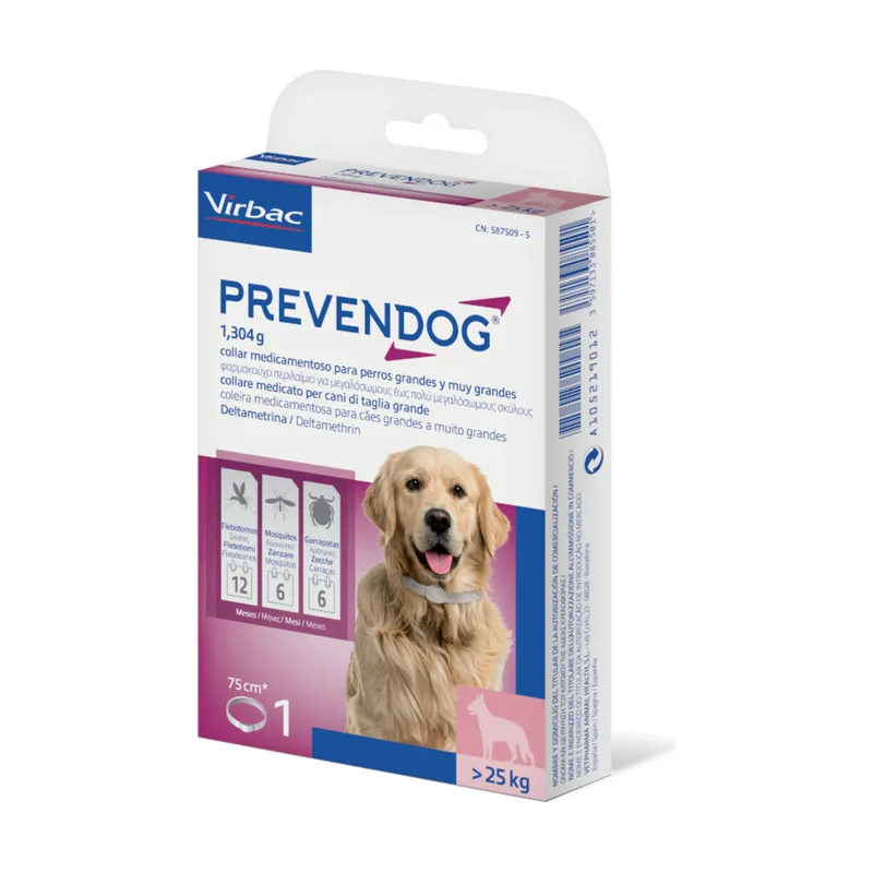 Virbac Prevendog Collar Antiparasitario para perros