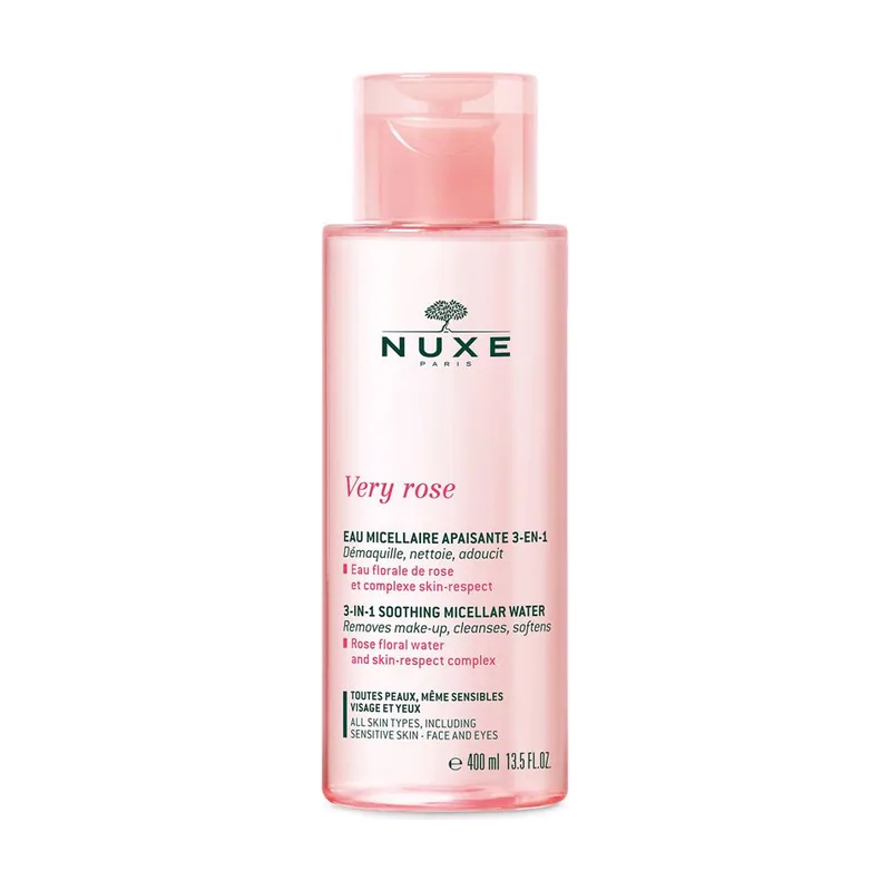 Nuxe VERY ROSE agua micelar calmante 3en1 todas las pieles 400 ml