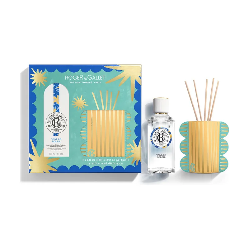 Roger & Gallet Vanille Soleil Agua Perfumada Bienestar Estuche 2 pz