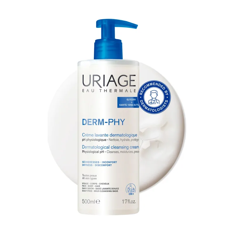Uriage Limpiador Corporal Hidratante diario con MANTECA DE KARITÉ 500 ml