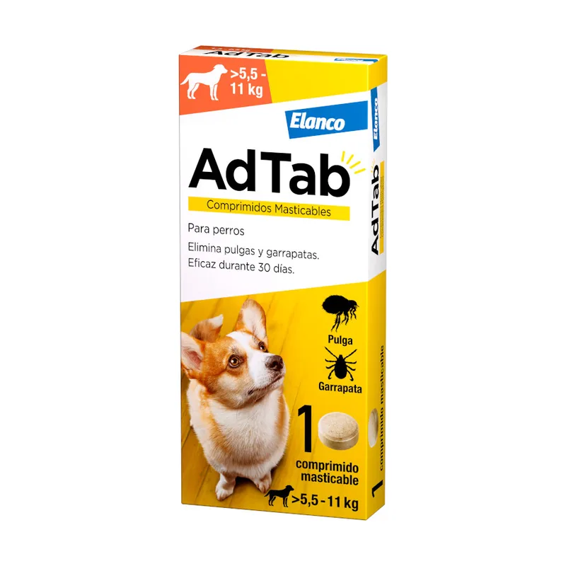AdTab Comprimidos Masticables Antiparasitarios para perros