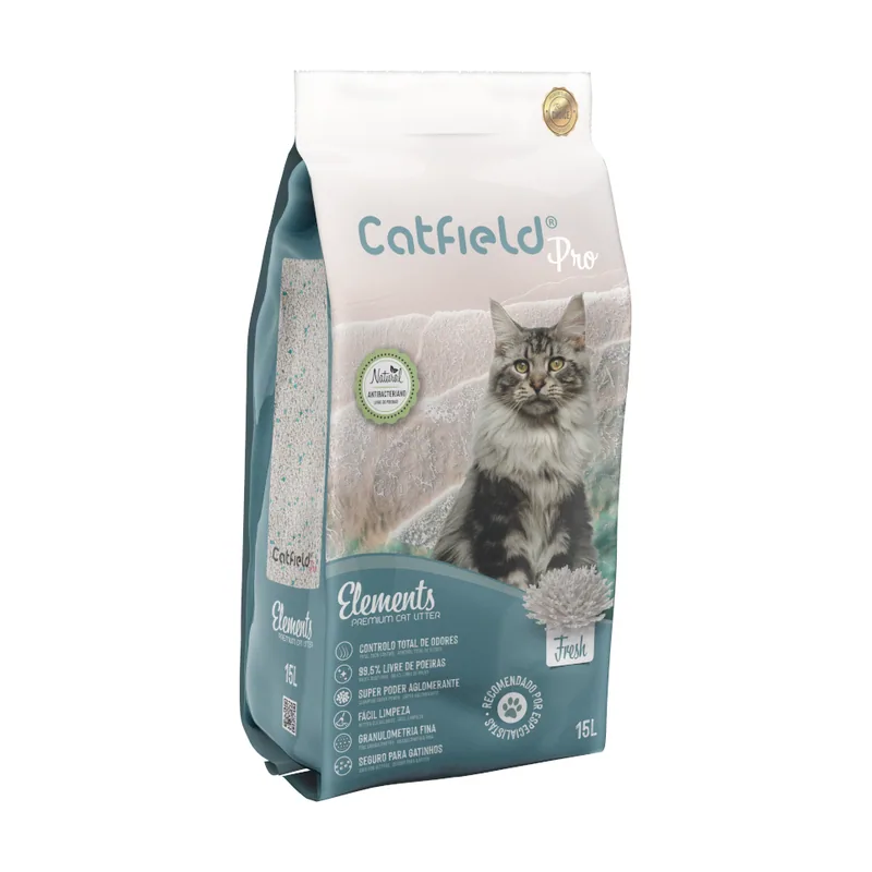 Catfield 15 L Elements Fresh Arena Aglomerante Natural para gatos