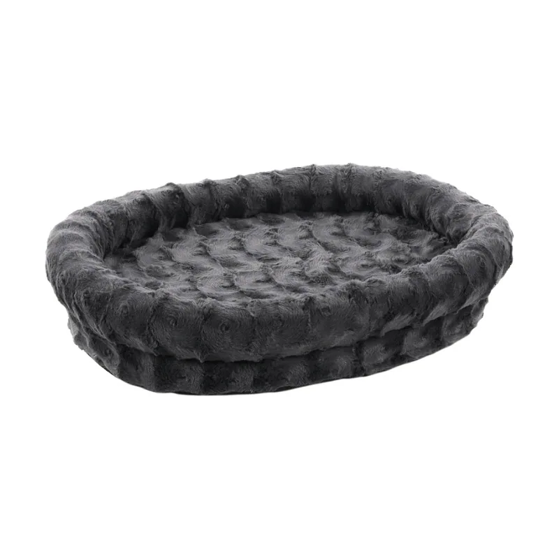 Flamingo Dorian Óvalo Gris con Cremallera Cama para perros