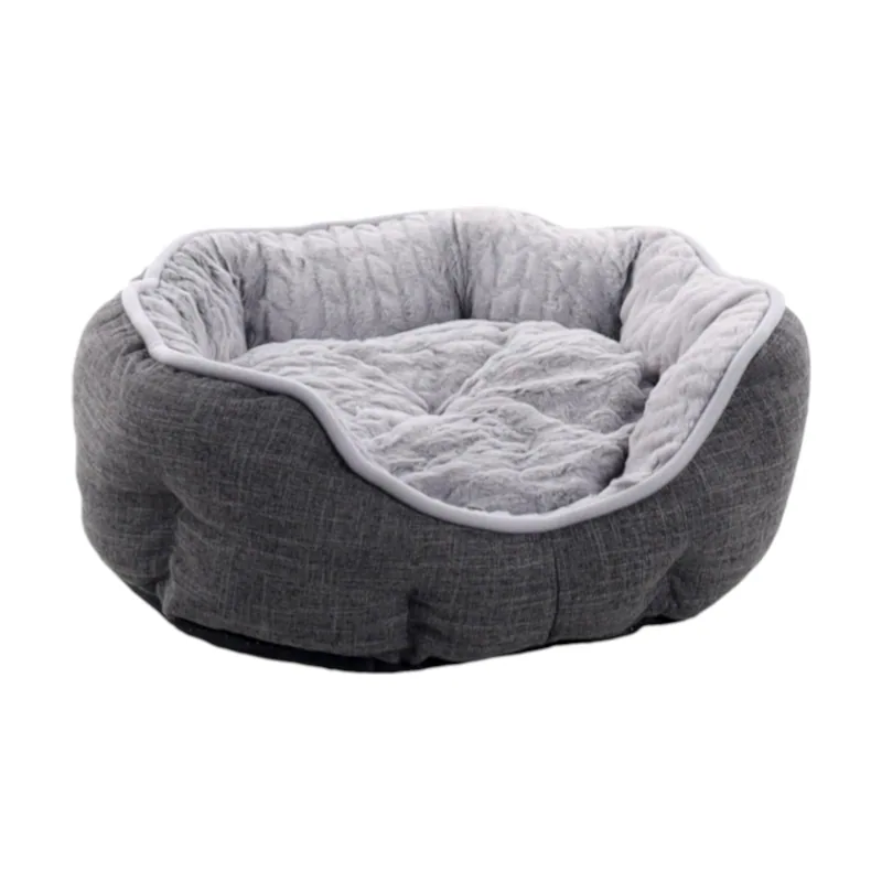 Flamingo Zupo Octógono Gris Oscuro cama para perros y gatos