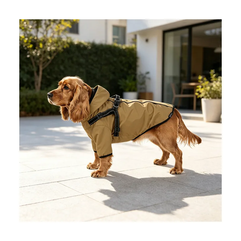 Gotoo Chaqueta Impermeable con Arnés para perros