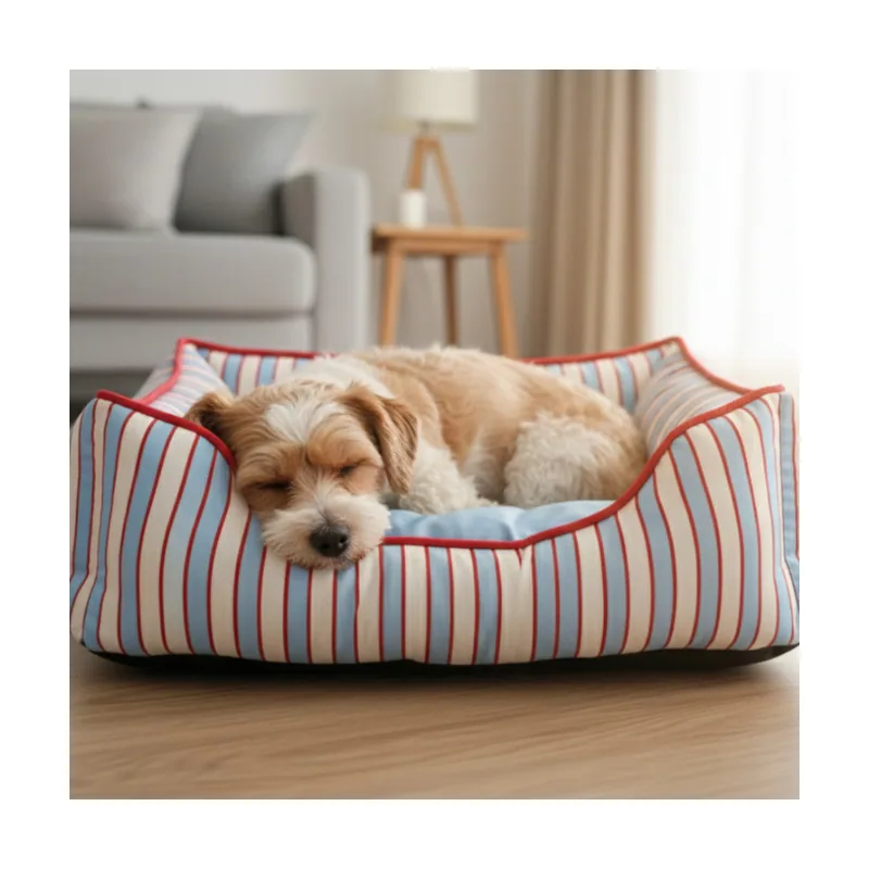 Leeby Cama Rayas Anchas para perros