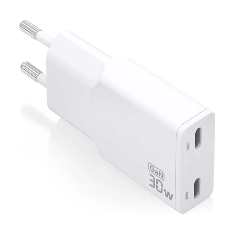 Aisens GAN Ultra Delgado 30W 2XUSB-C PD3.0 QC4.0