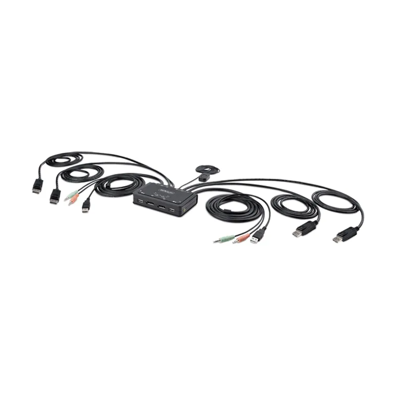 Startech 2-Port Dual-Monitor Cable KVM Switch