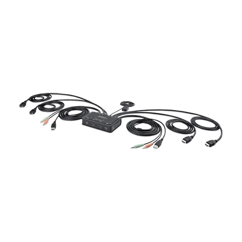 Startech 2-Port Dual-Monitor Cable KVM Switch