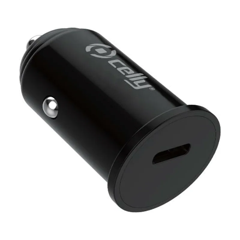 Celly Cargador Coche 20W USB-C BK