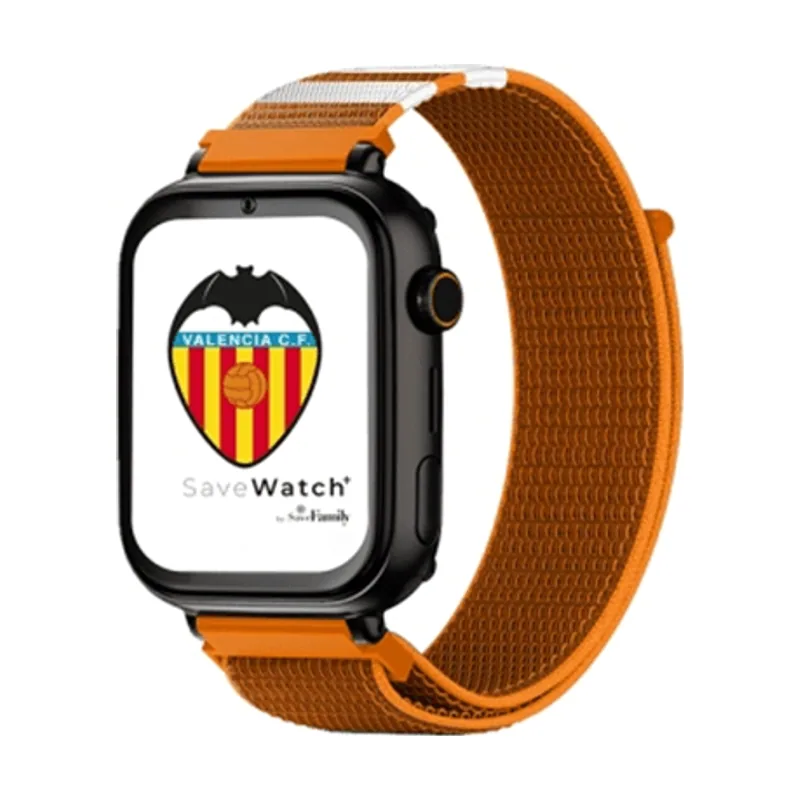 SaveFamily Save Family PLUS SmartWatch Ed Valencia Negro Correa Tela Naranja NO INCLUYE