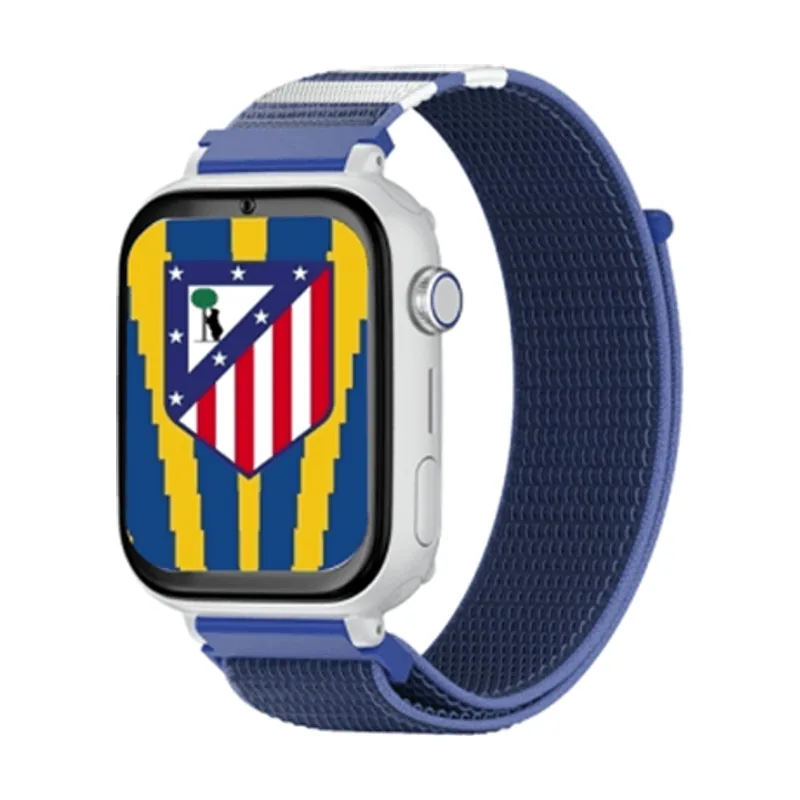 SaveFamily Save Family PLUS SmartWatch Ed Atl tico de Madrid Blanco Correa Tela Azul NO INCLUYE