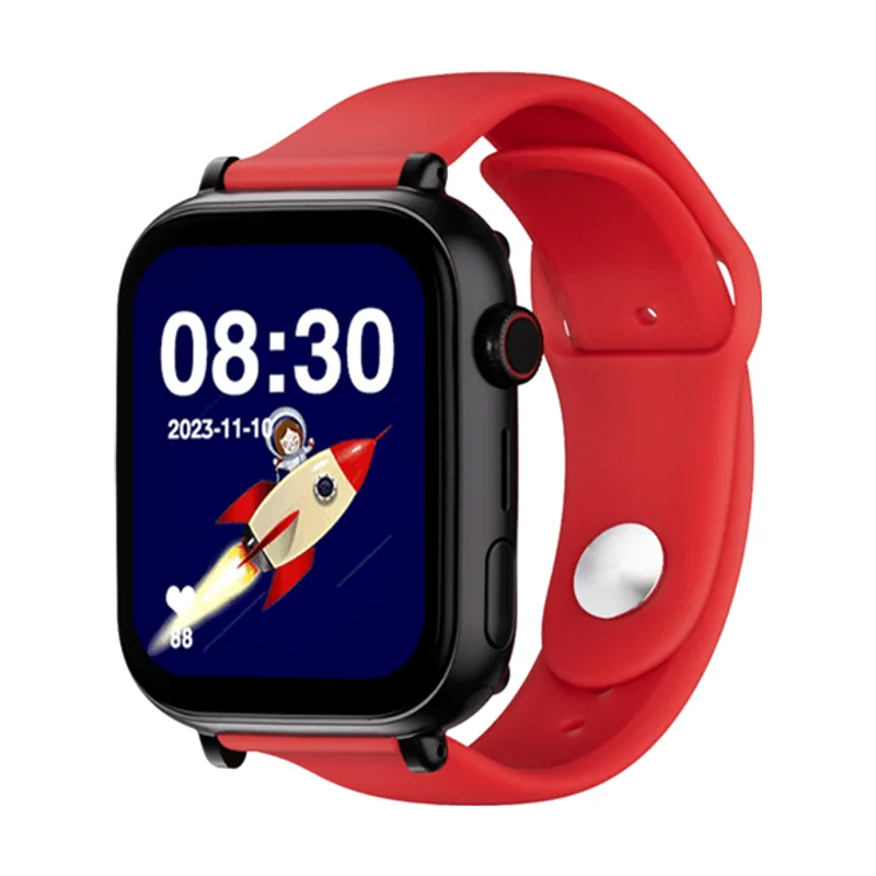 SaveFamily Save Family PLUS SmartWatch con GPS y llamada Negro Correa Silicona Roja NO INCLUYE