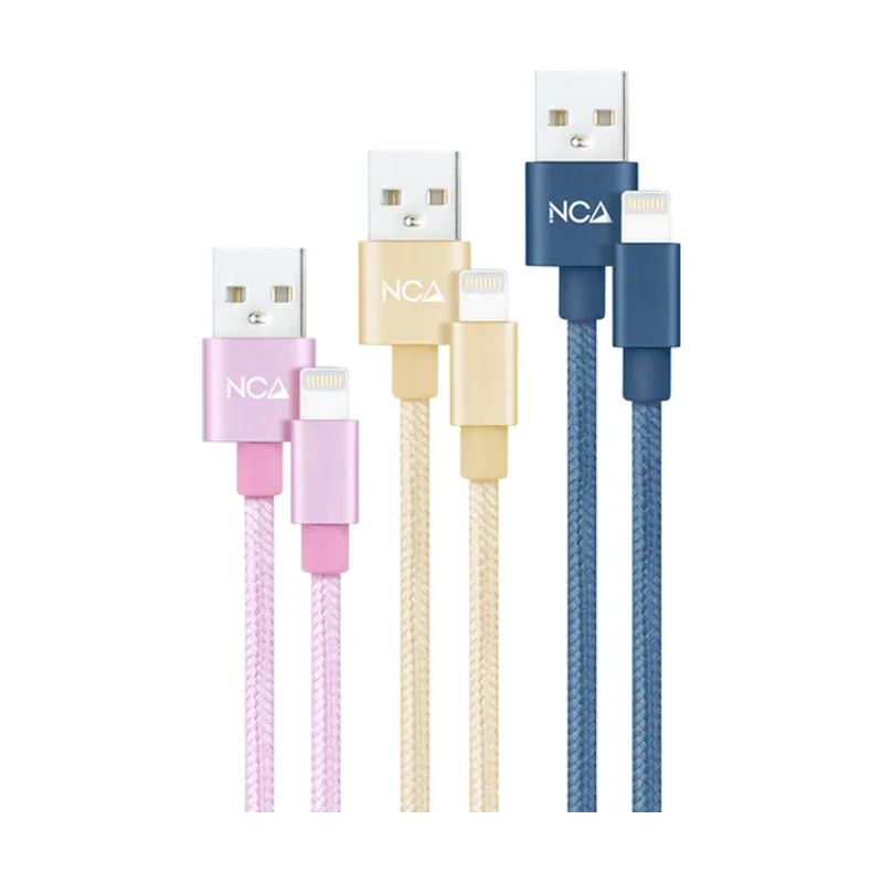 Nanocable + 3 Cables Lightning A USB A/M