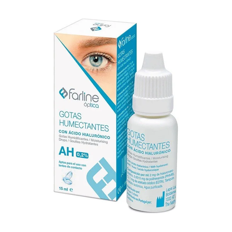 Farline Óptica Gotas Humectantes 0,2% Ácido Hialurónico 15ml