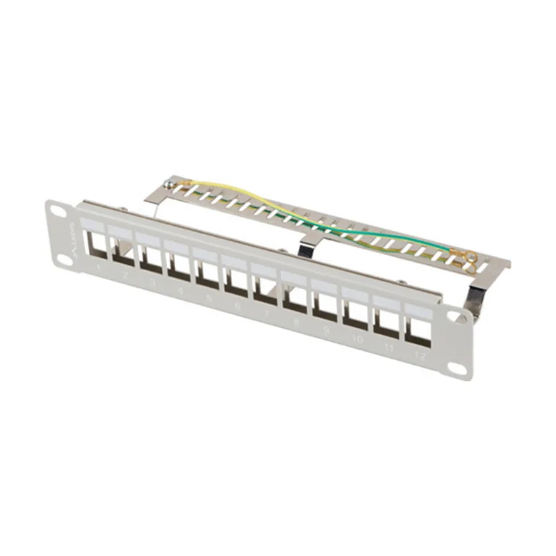 Lanberg Patch Panel 12 Puertos 1U Rack
