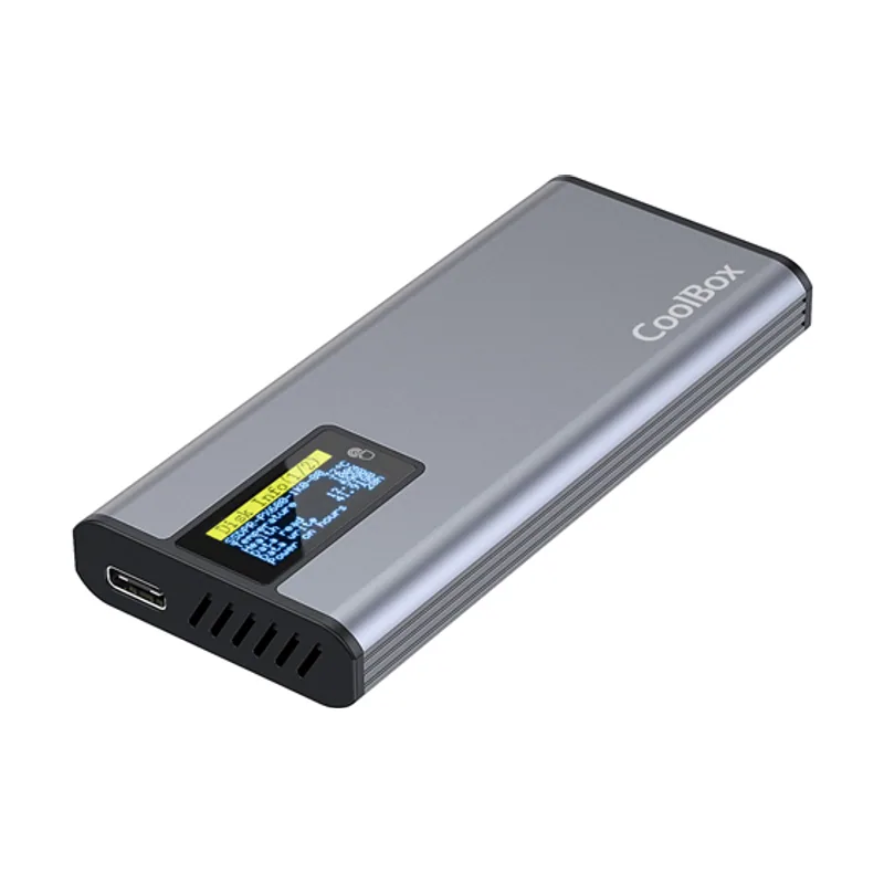 Coolbox Caja SSD M.2 NVME/SATA PS32 USB3.2 Aluminio