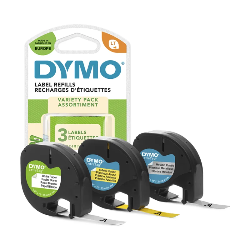 Pack 3 Papel Plastico y Metal