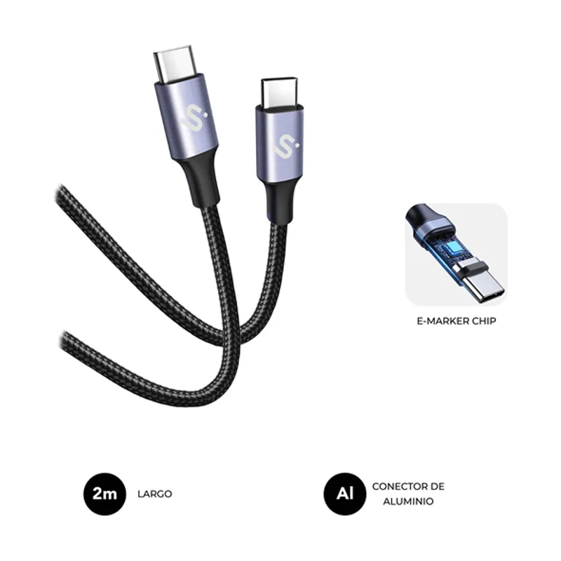 Cable Plus 100W C-C 2M