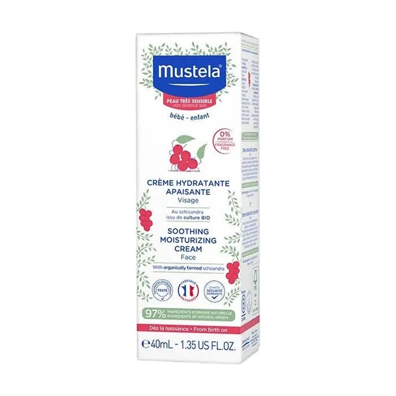 Mustela Crema Facial Hidratante Confort con Schisandra Bio 40ml