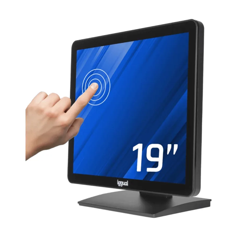 Iggual Monitor táctil capacitivo 19" VGA HDMI USB 19" TFT-LCD SXGA Táctil