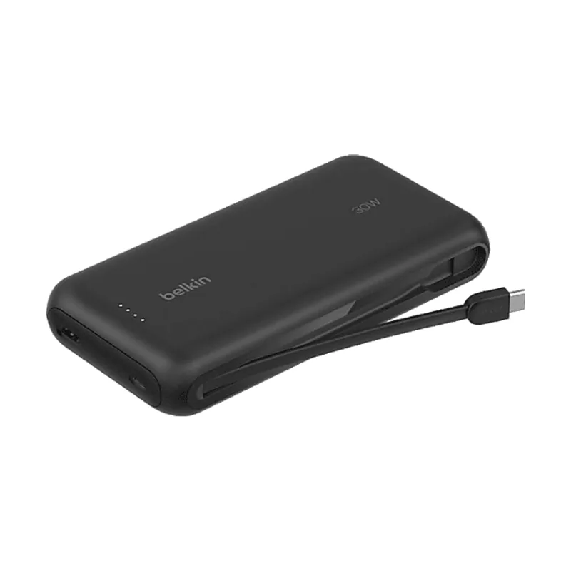 Belkin Powerbank BPB024HQBK Cable USB-C Integrado Negro 20000 mAH 1xUSB-C 1xUSB-A