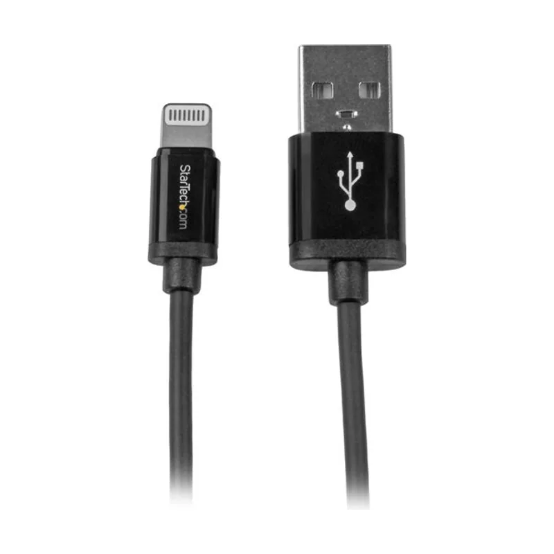 Startech 1m Black 8-pin Lightning to USB Cable
