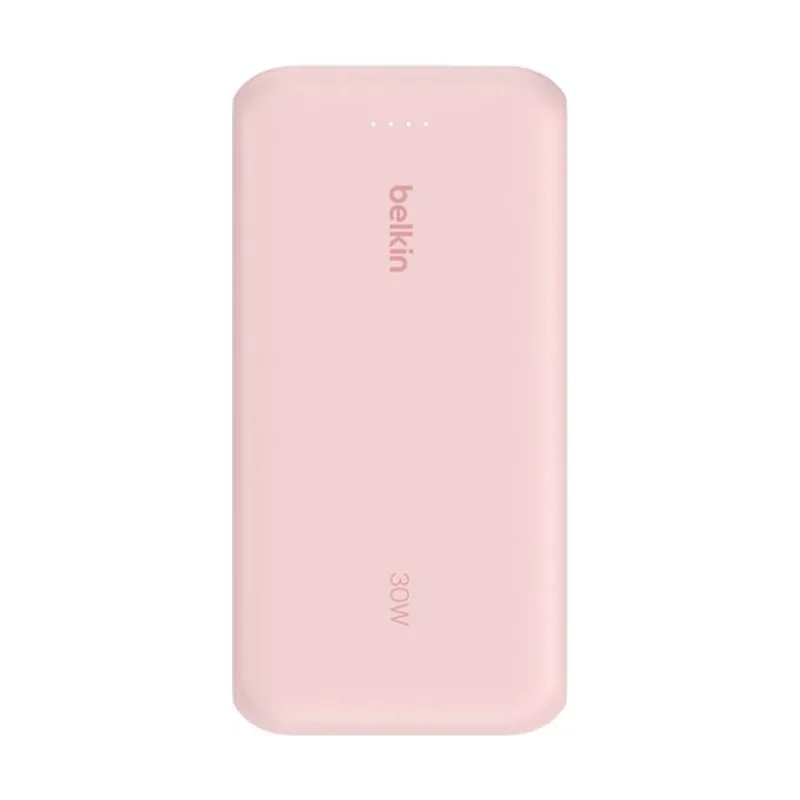Belkin Powerbank BPB024HQPK Cable USB-C Integrado Rosa 20000 mAH 1xUSB-C 1xUSB-A
