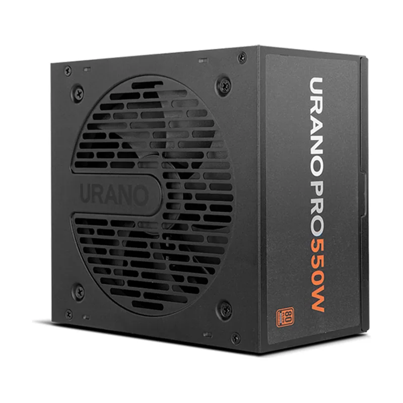Nox Fuente Alimentación 550W Urano Pro 80 PLUS Bronze Non-Modular Black,Orange