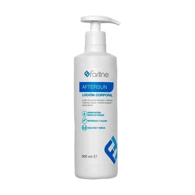 Farline Aftersun Loción Corporal Aloe Vera 500 ml