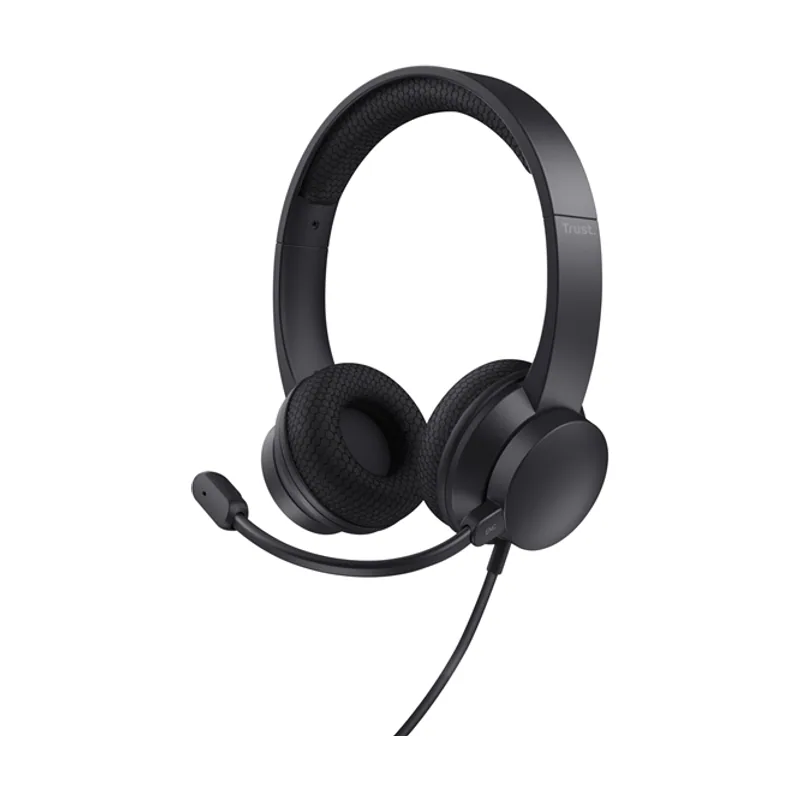 Trust Headset HS-260 25334 USB Adaptador USB-C Microfono Plegable CON Cancelacion DE Ruido Diade