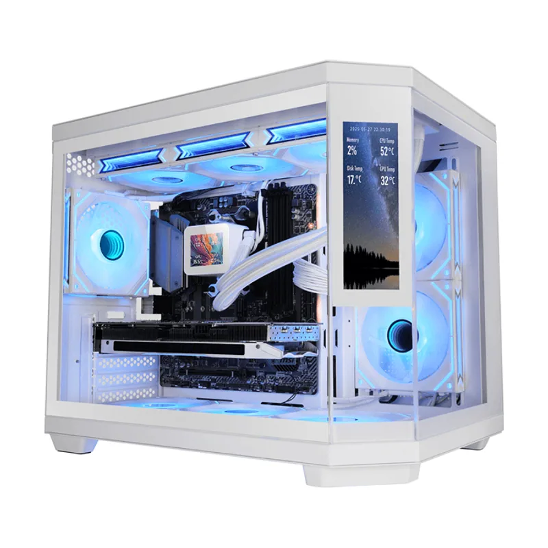 Mars Gaming Caja ATX Semitorre Gaming MC3TCORELCDM 3 Cristal Templado